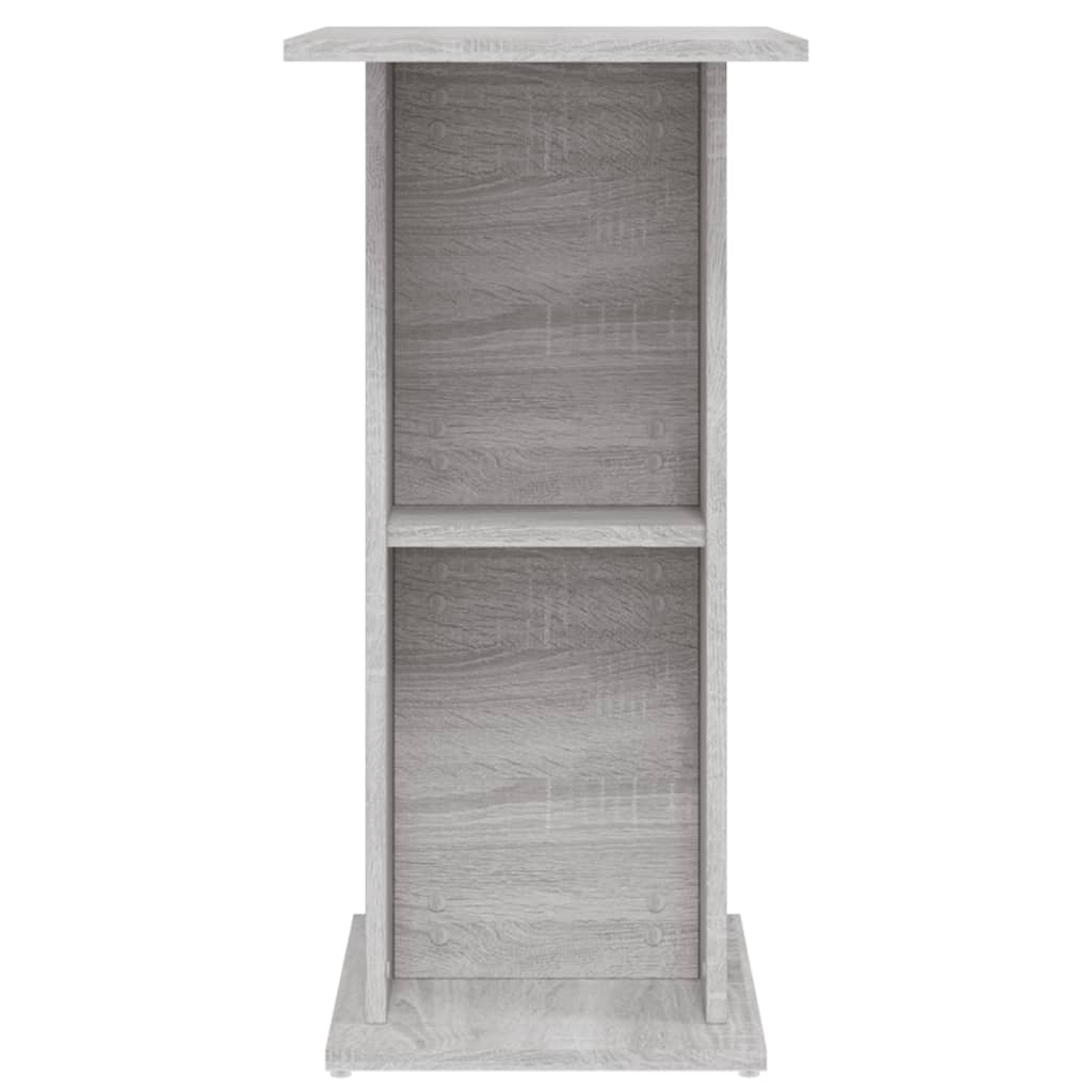 vidaXL Szafka pod akwarium, szary dąb sonoma, 60,5x36x72,5 cm