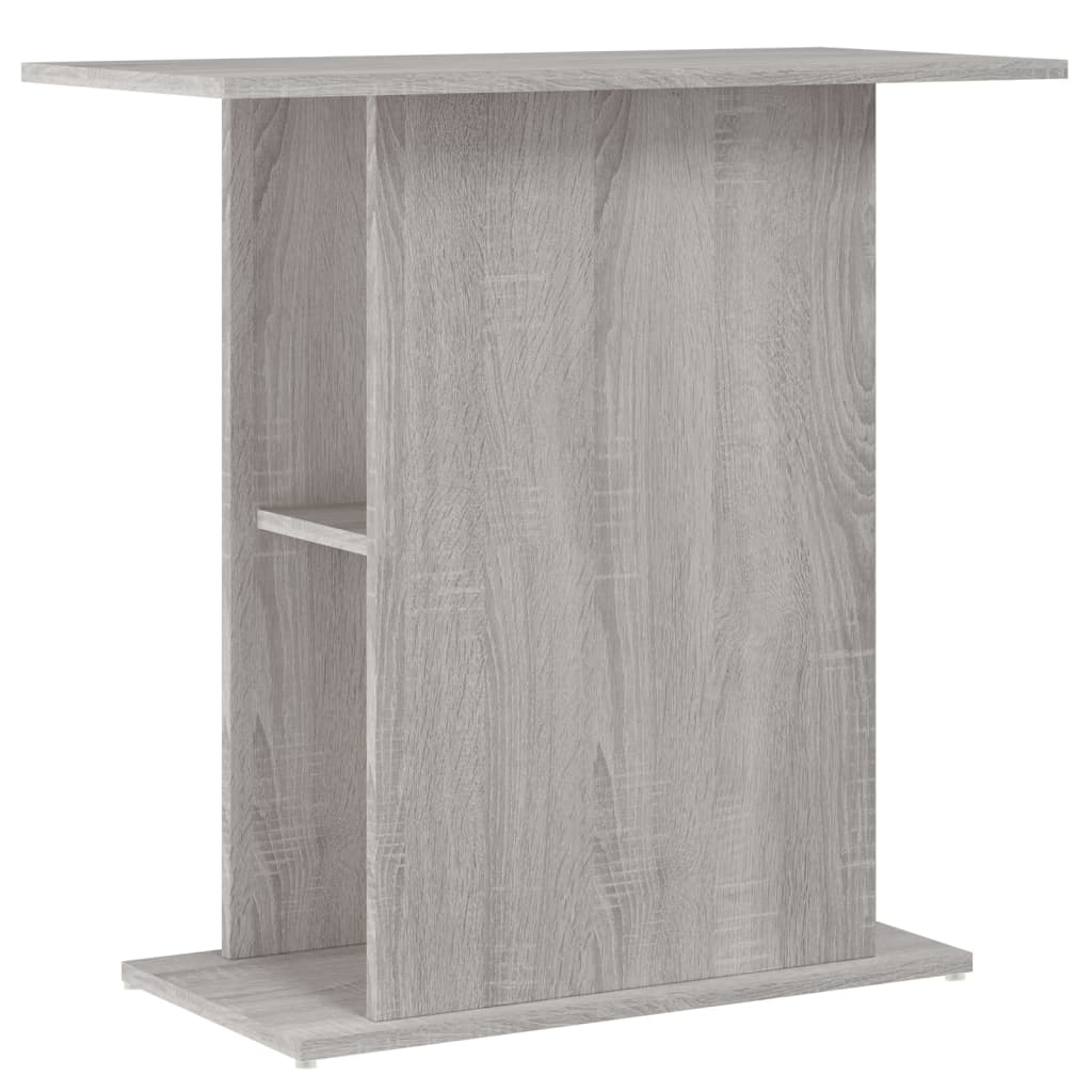 vidaXL Szafka pod akwarium, szary dąb sonoma, 75x36x72,5 cm