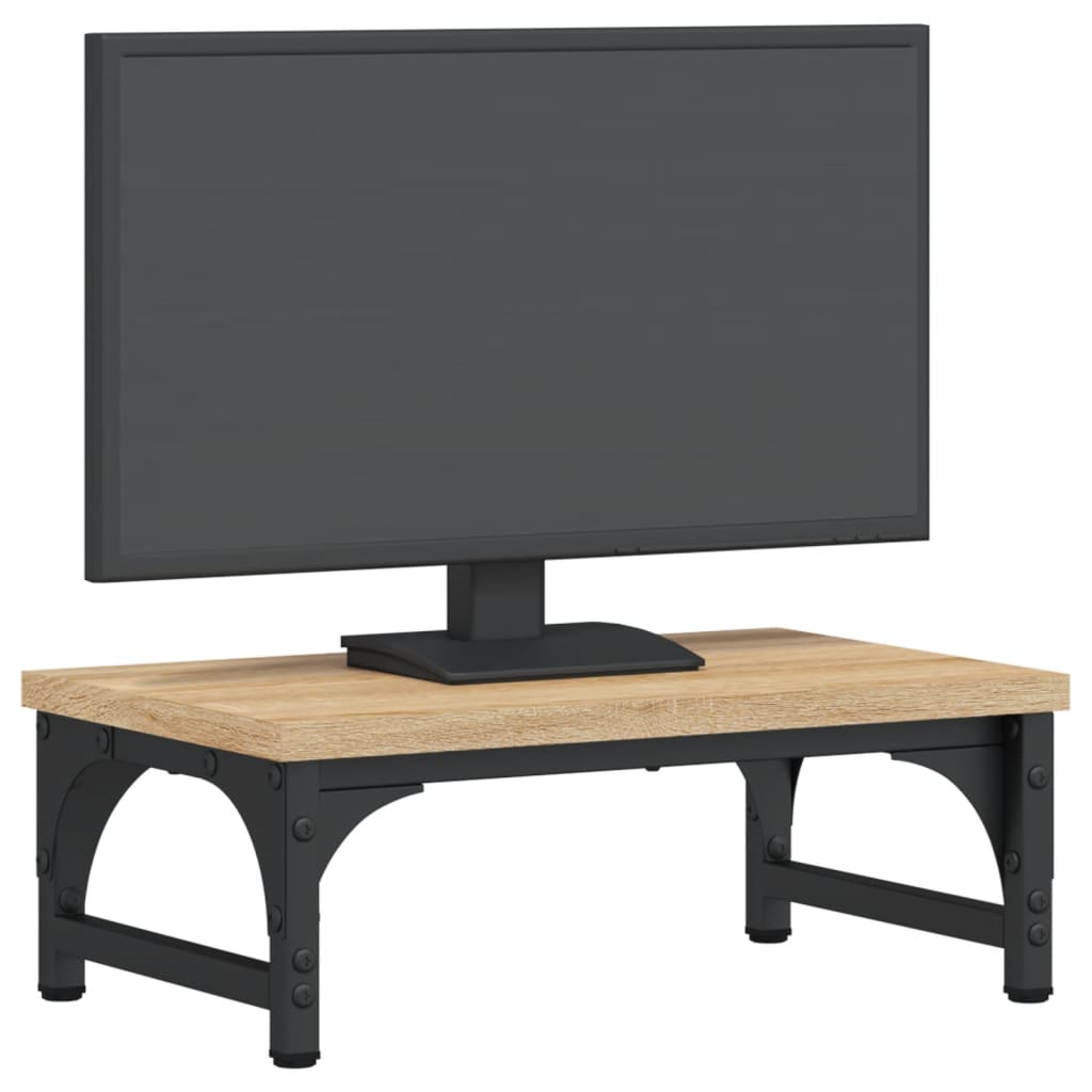 vidaXL Podstawka pod monitor, dąb sonoma, 37x23x14 cm