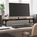 vidaXL Podstawka pod monitor, przydymiony dąb, 85x23x15,5 cm