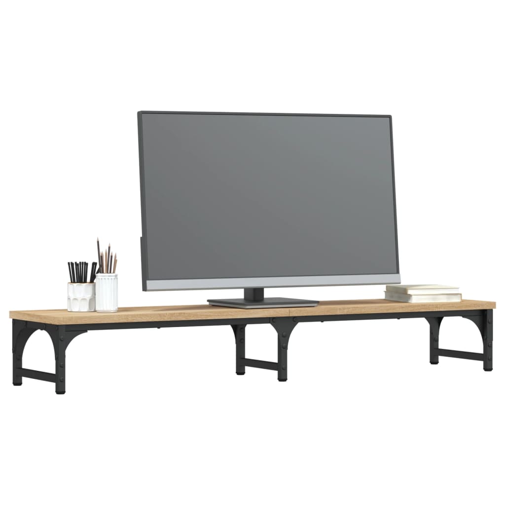 vidaXL Podstawka pod monitor, dąb sonoma, 105x23x15,5 cm