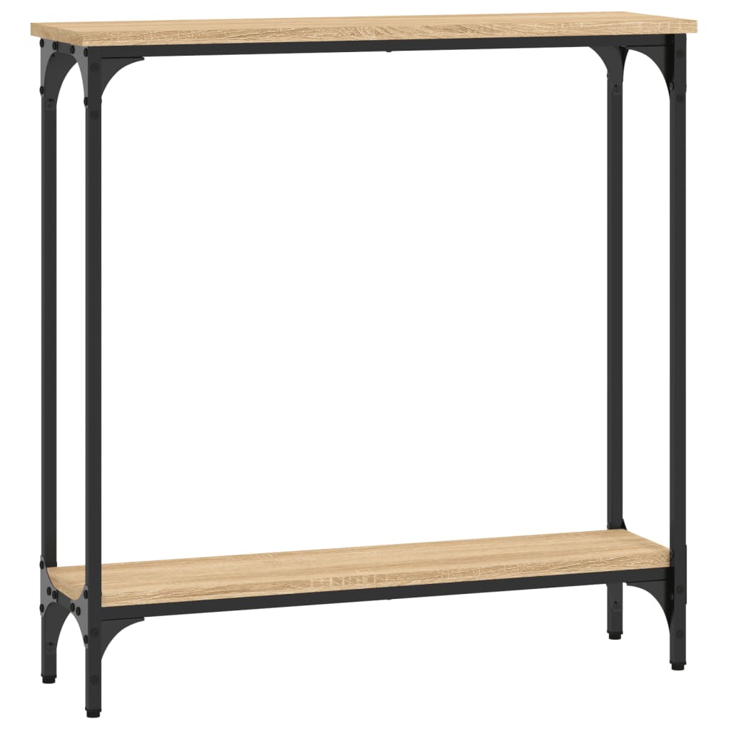vidaXL Stolik konsolowy Sonoma Oak 75x22,5x75 cm Drewno konstrukcyjne