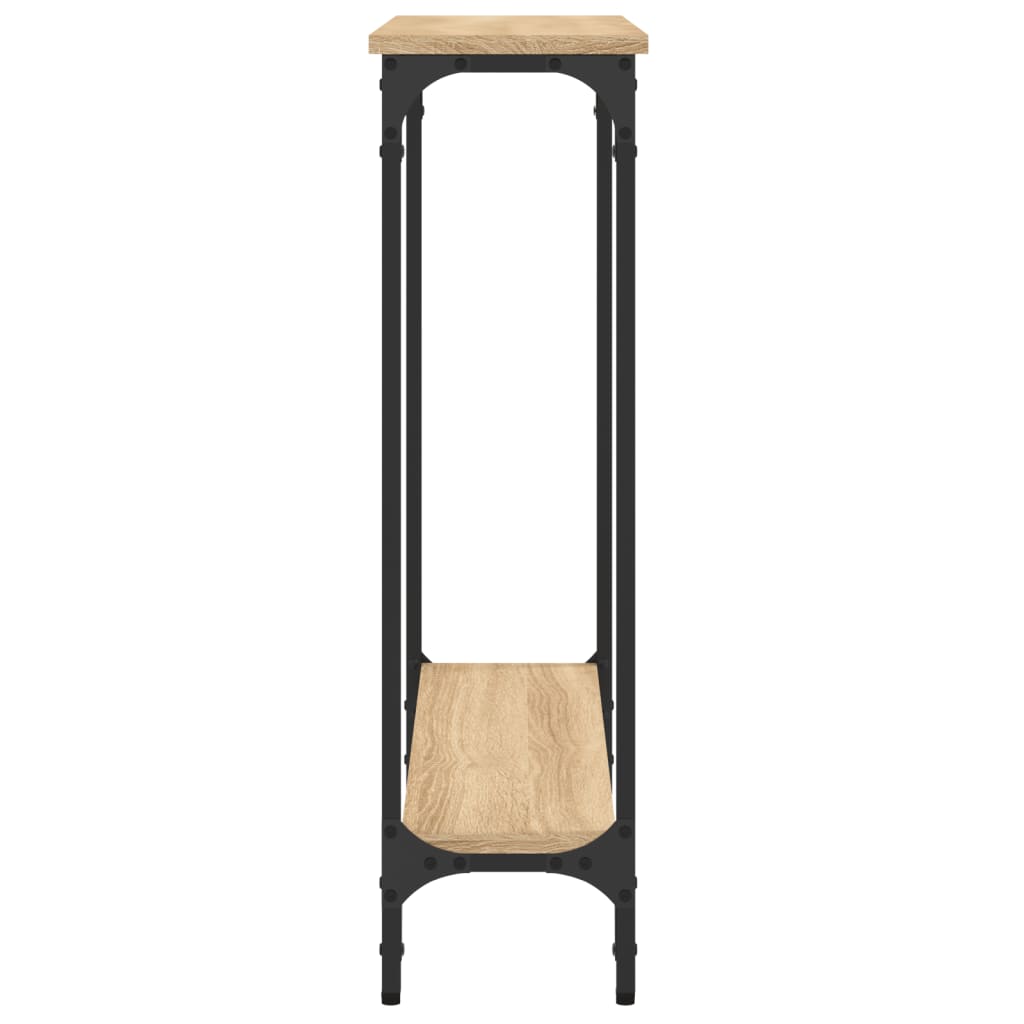 vidaXL Stolik konsolowy Sonoma Oak 75x22,5x75 cm Drewno konstrukcyjne