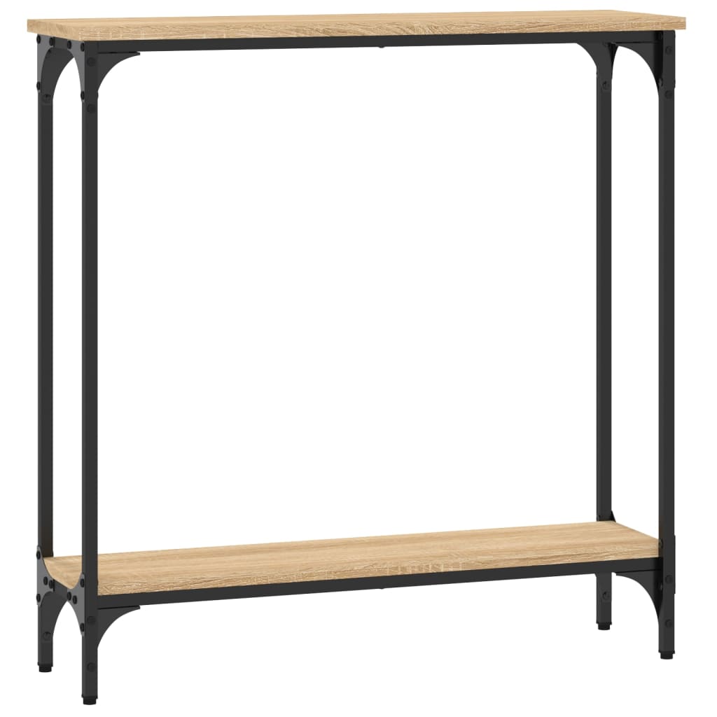 vidaXL Stolik konsolowy Sonoma Oak 75x22,5x75 cm Drewno konstrukcyjne