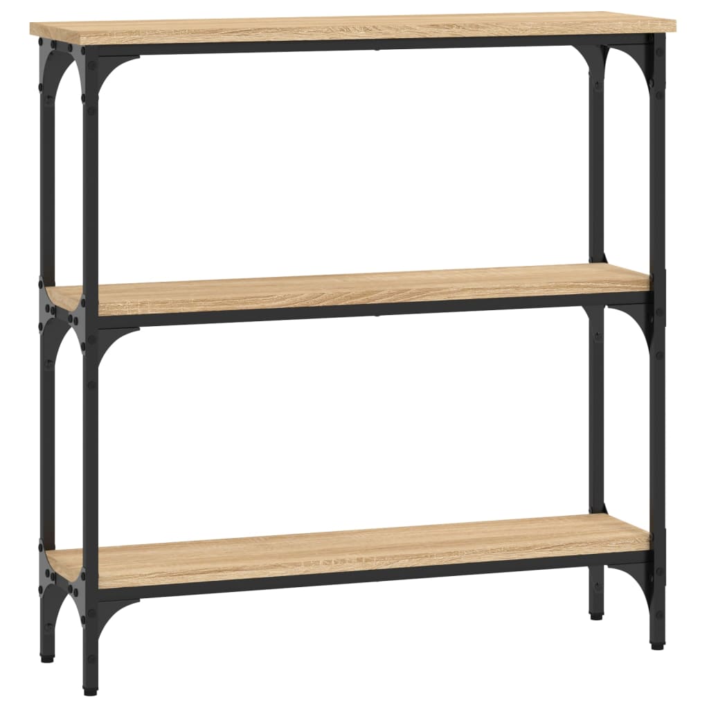 vidaXL Stolik konsolowy Sonoma Oak 75x22,5x75 cm Drewno konstrukcyjne