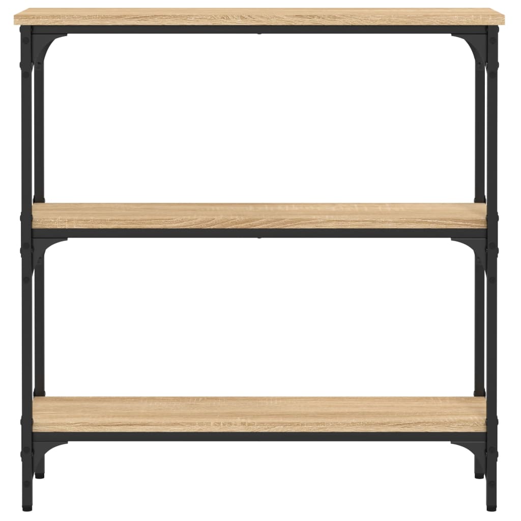 vidaXL Stolik konsolowy Sonoma Oak 75x22,5x75 cm Drewno konstrukcyjne
