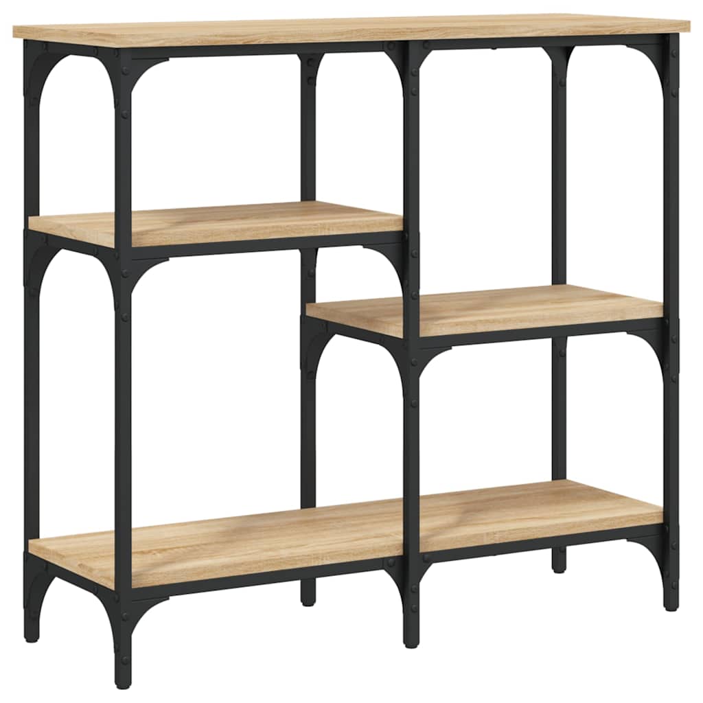 vidaXL Stolik konsolowy Sonoma Oak 80x29x75 cm Drewno konstrukcyjne