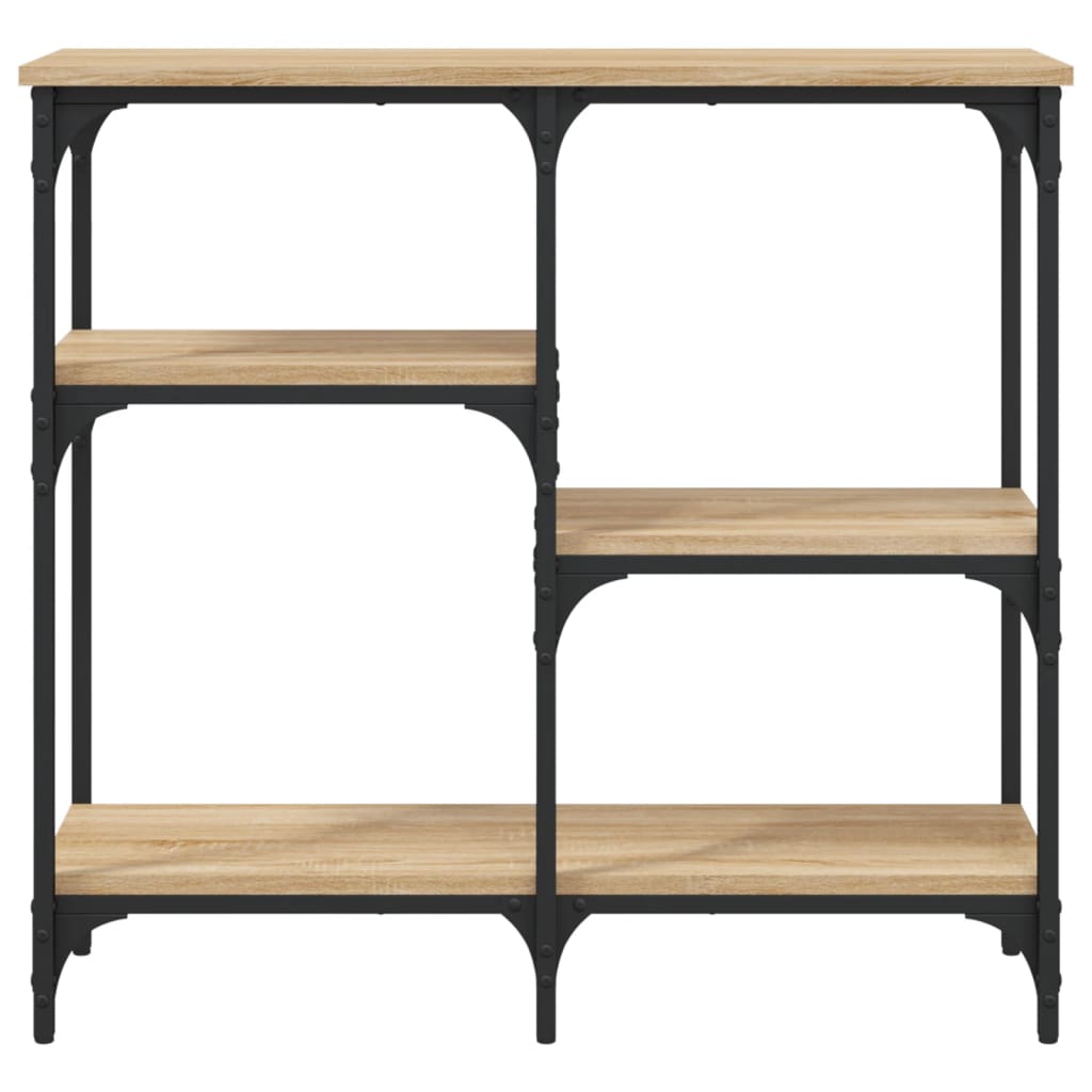 vidaXL Stolik konsolowy Sonoma Oak 80x29x75 cm Drewno konstrukcyjne