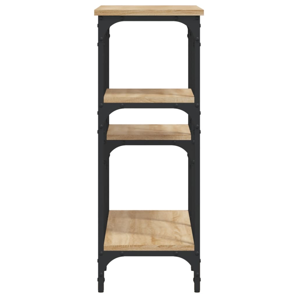 vidaXL Stolik konsolowy Sonoma Oak 80x29x75 cm Drewno konstrukcyjne