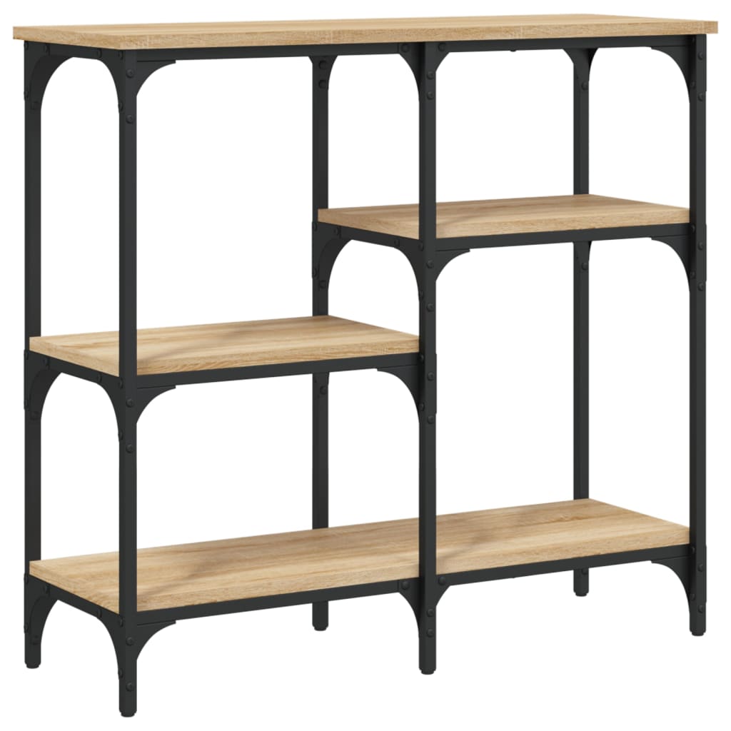 vidaXL Stolik konsolowy Sonoma Oak 80x29x75 cm Drewno konstrukcyjne