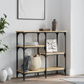 vidaXL Stolik konsolowy Sonoma Oak 80x29x75 cm Drewno konstrukcyjne