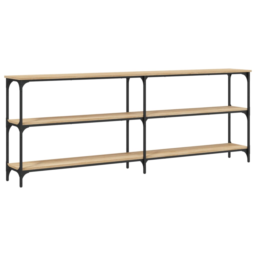 vidaXL Stolik konsolowy Sonoma Oak 200x29x75 cm Drewno konstrukcyjne