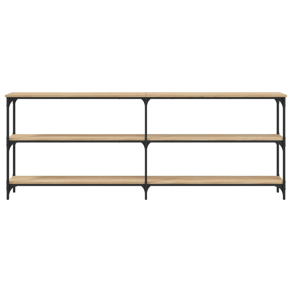 vidaXL Stolik konsolowy Sonoma Oak 200x29x75 cm Drewno konstrukcyjne