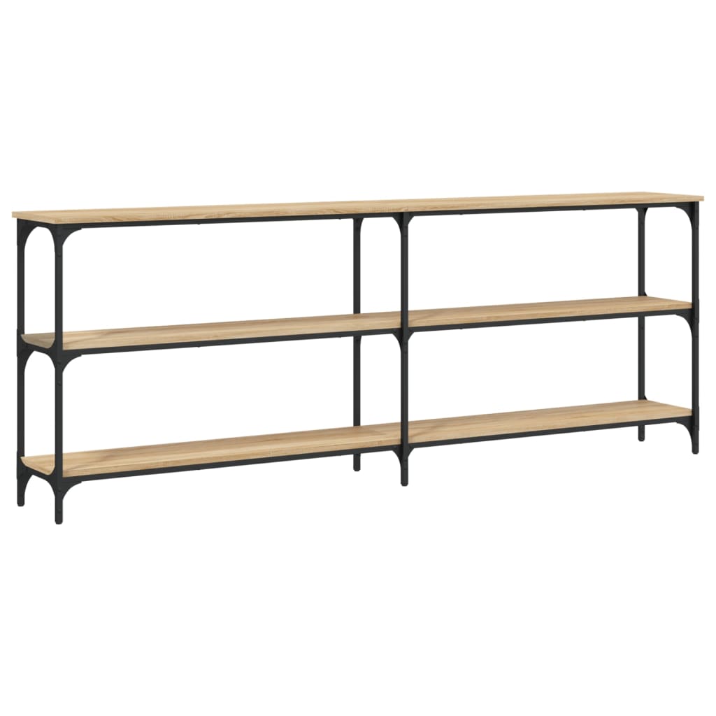 vidaXL Stolik konsolowy Sonoma Oak 200x29x75 cm Drewno konstrukcyjne