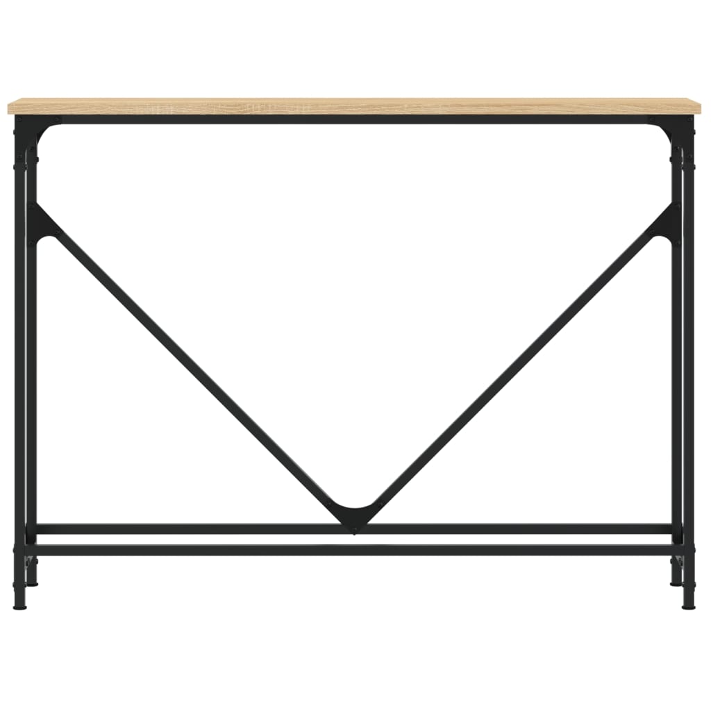 vidaXL Stolik konsolowy, dąb sonoma, 102x22,5x75 cm