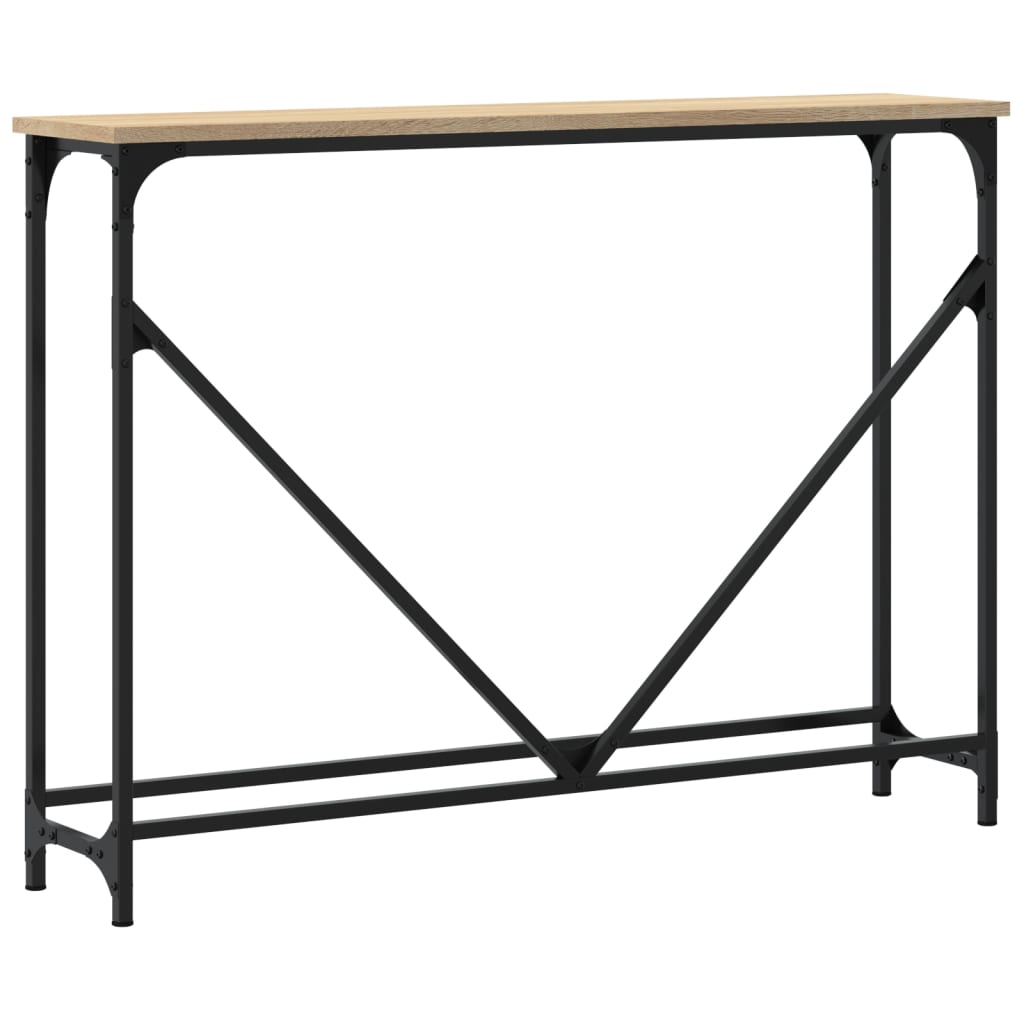 vidaXL Stolik konsolowy, dąb sonoma, 102x22,5x75 cm