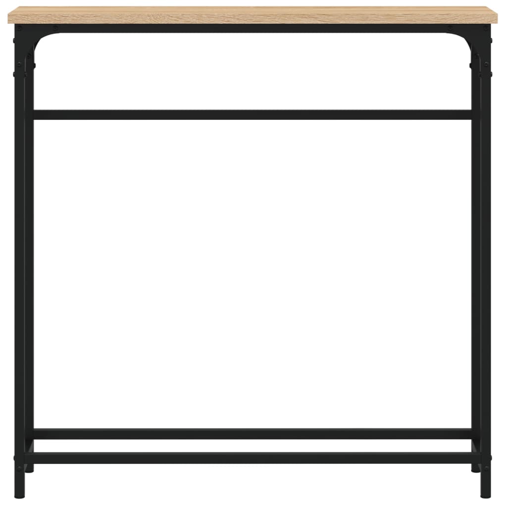 vidaXL Stolik konsolowy Sonoma Oak 75x19,5x75 cm Drewno konstrukcyjne