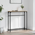 vidaXL Stolik konsolowy Sonoma Oak 75x19,5x75 cm Drewno konstrukcyjne