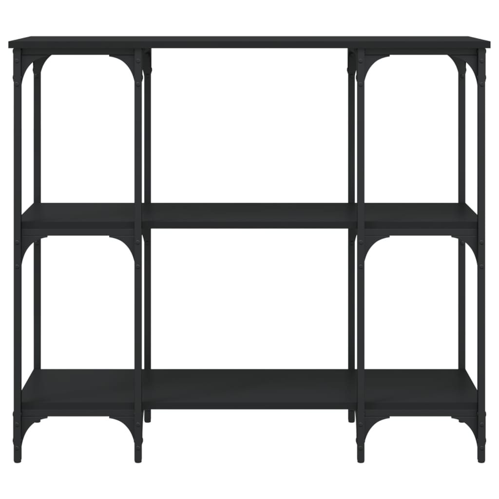 vidaXL Stolik konsolowy, czarny, 102x35x90 cm