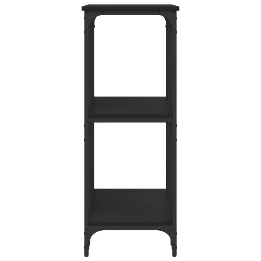 vidaXL Stolik konsolowy, czarny, 102x35x90 cm