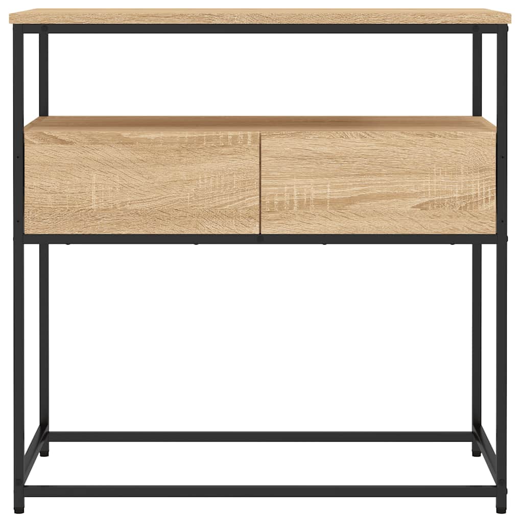 vidaXL Stolik konsolowy Sonoma Oak 75x40x75 cm Drewno konstrukcyjne