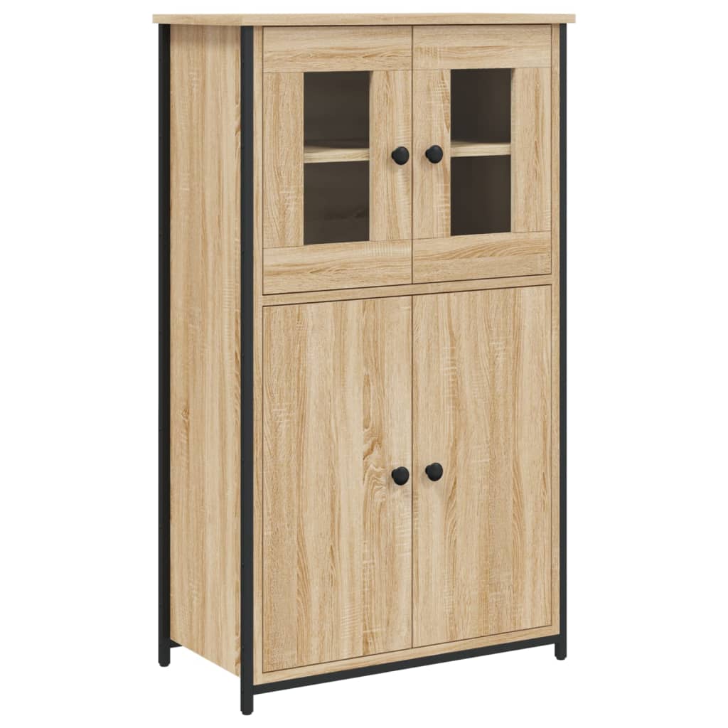 vidaXL Kredens, dąb sonoma, 62x32x106,5 cm, materiał drewnopochodny