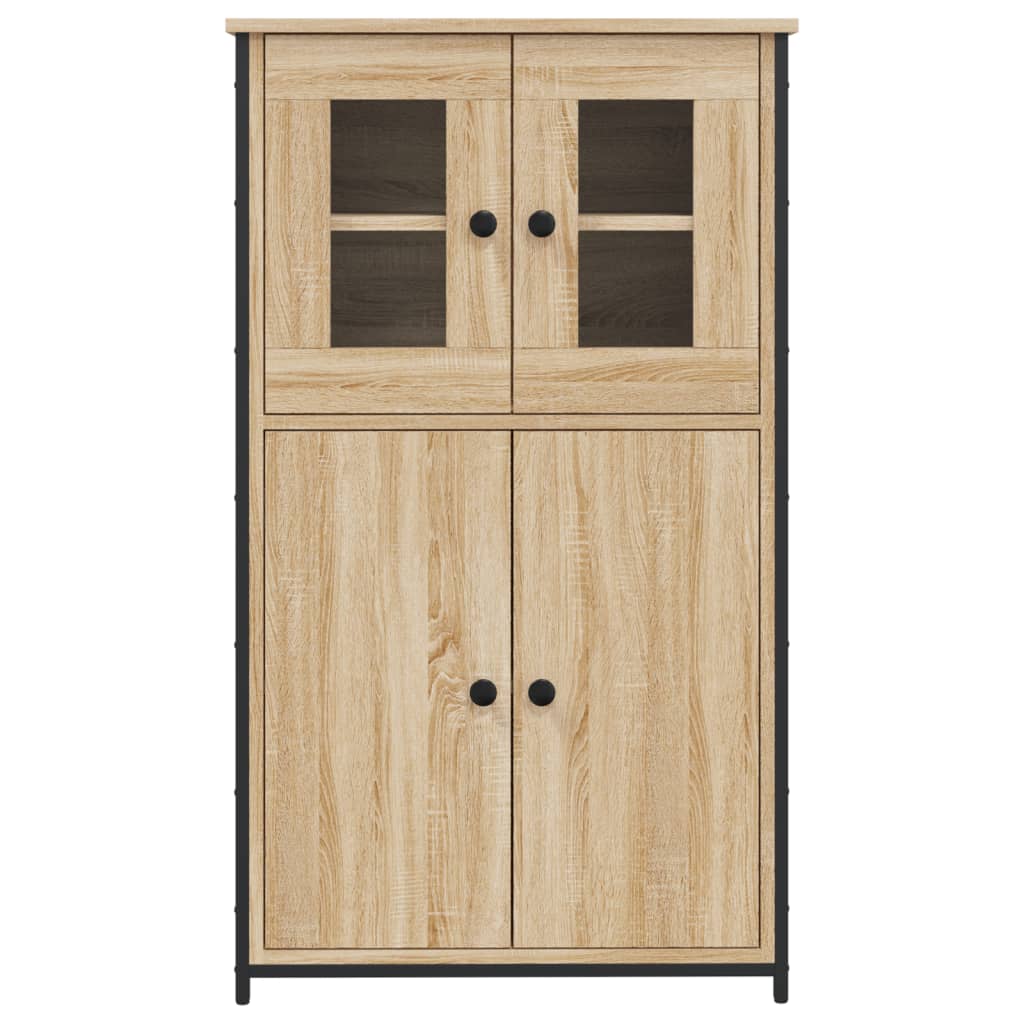 vidaXL Kredens, dąb sonoma, 62x32x106,5 cm, materiał drewnopochodny