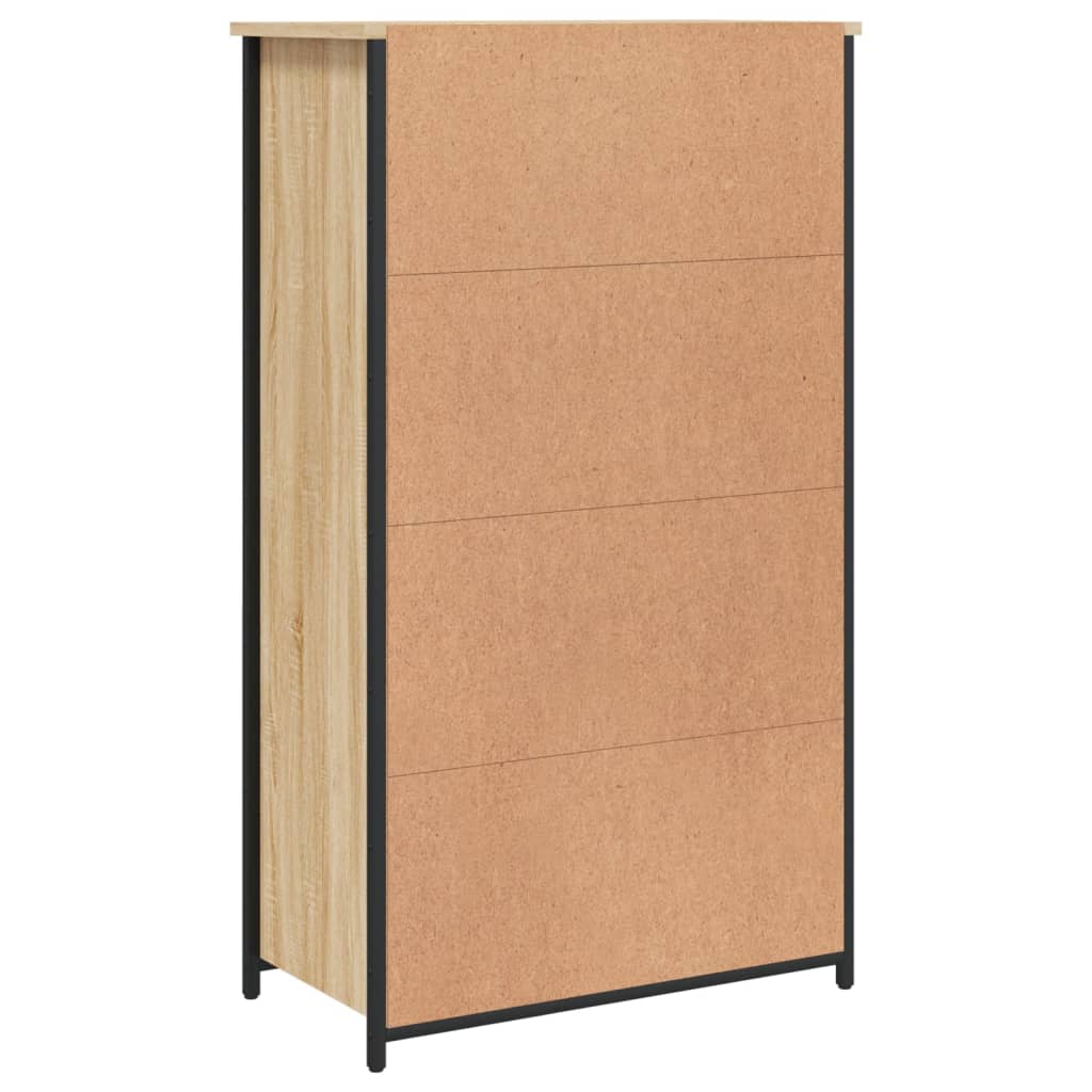 vidaXL Kredens, dąb sonoma, 62x32x106,5 cm, materiał drewnopochodny