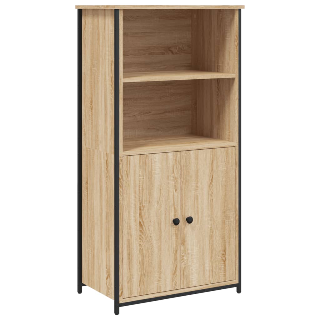 vidaXL Szafka, dąb sonoma, 62x36x121,5 cm, materiał drewnopochodny