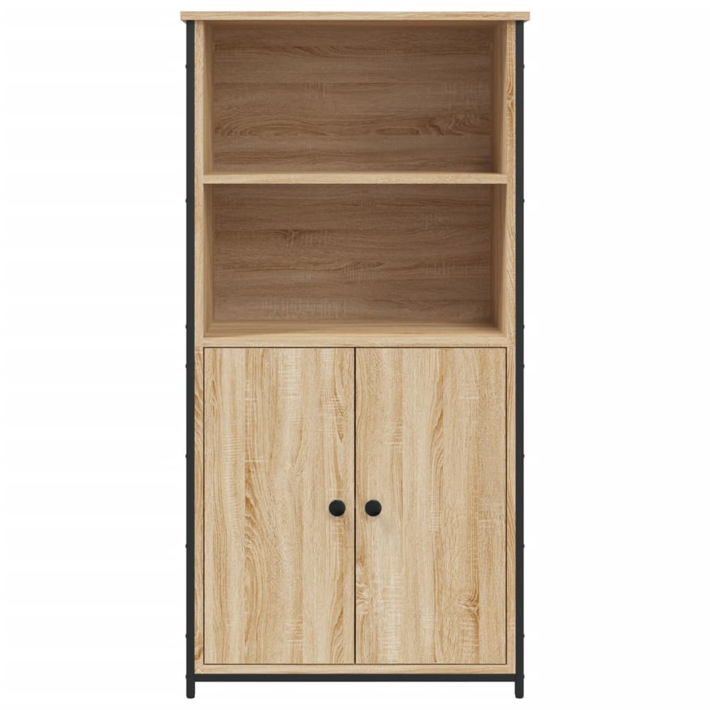 vidaXL Szafka, dąb sonoma, 62x36x121,5 cm, materiał drewnopochodny