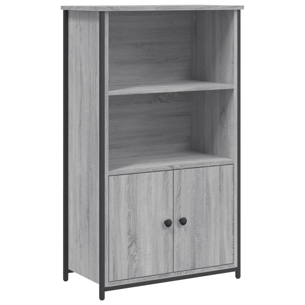 vidaXL Szafka, szary dąb sonoma, 62x32x103,5cm materiał drewnopochodny