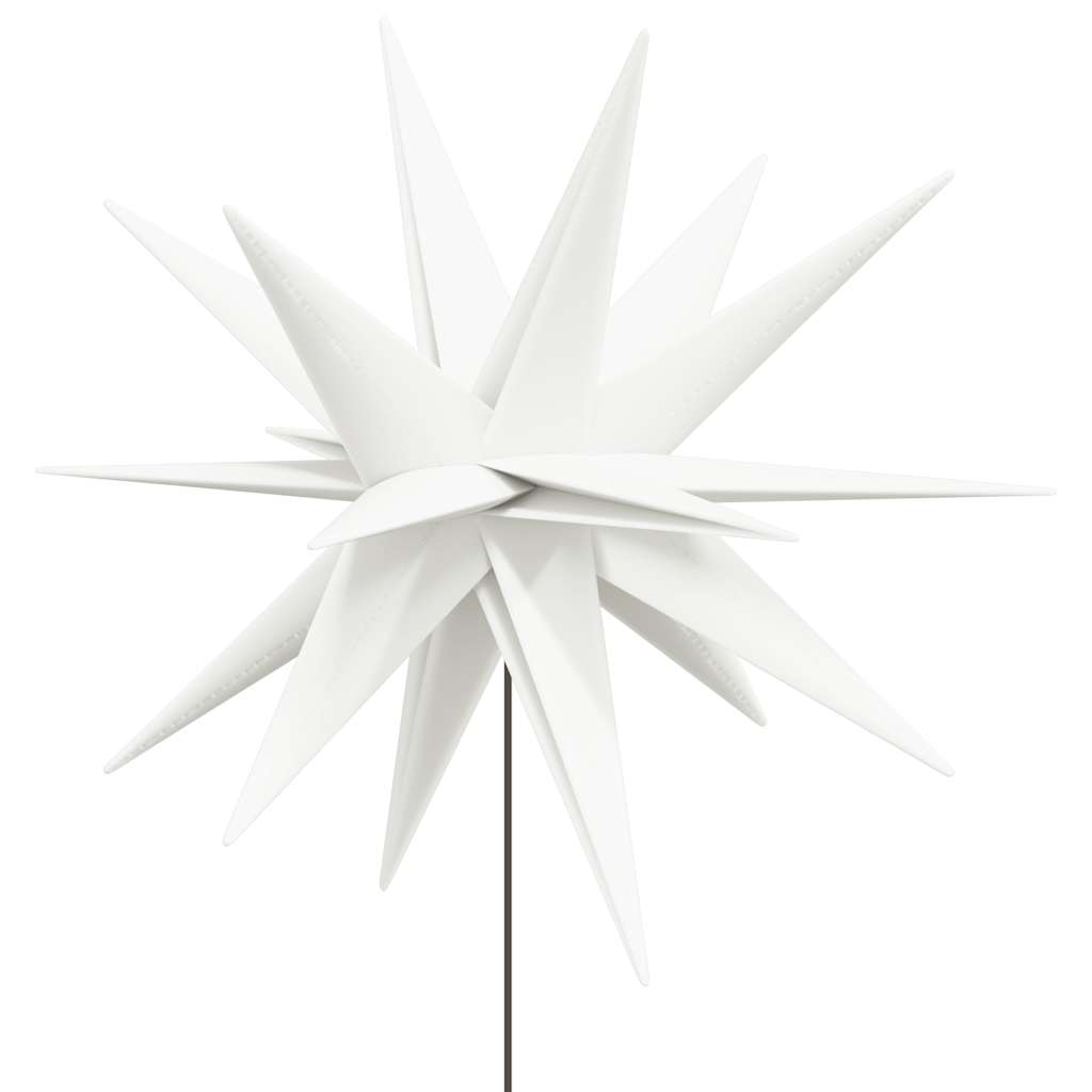vidaXL Ozdoba świetlna LED na kołku, składana, biała, 57 cm