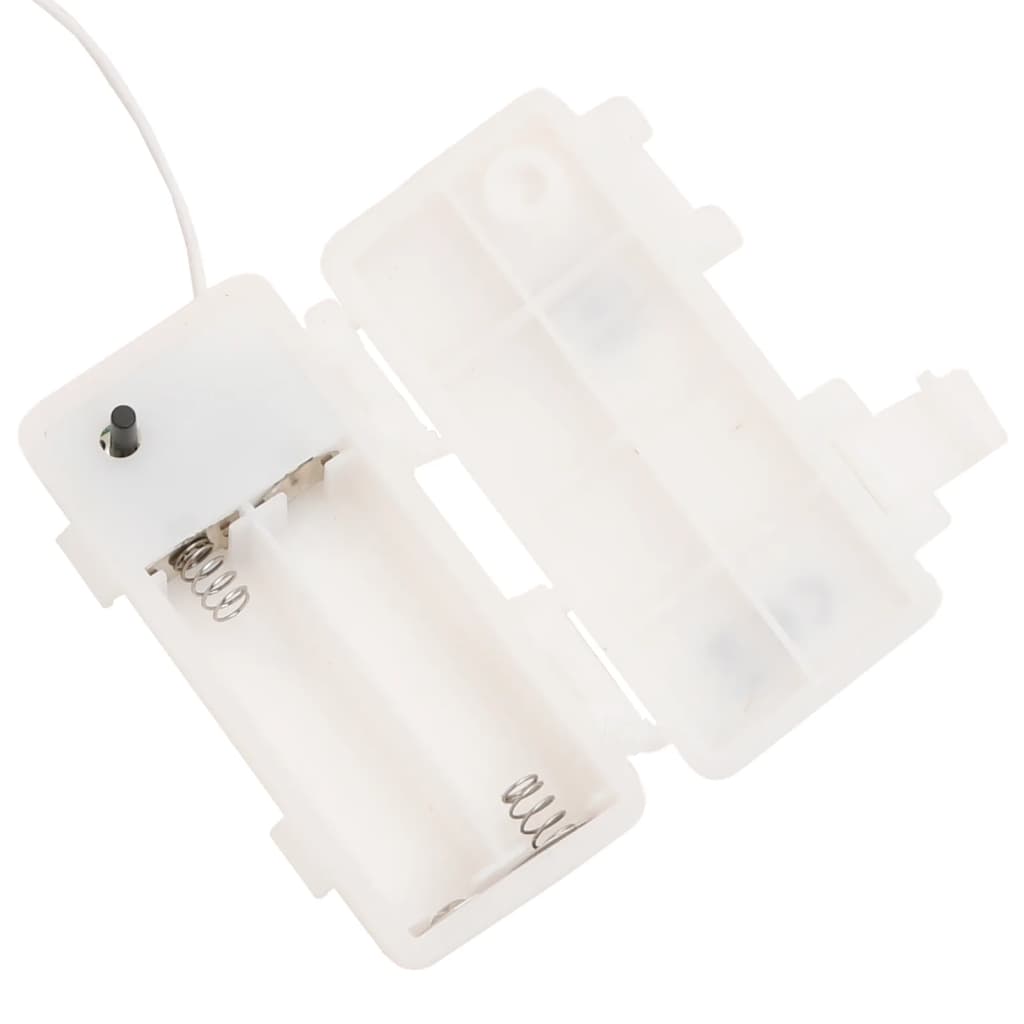 vidaXL Ozdoby świetlne z LED, 3 szt., składane, białe