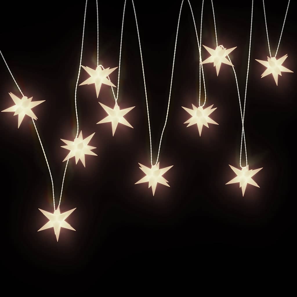 vidaXL Sznur świecących lampek, 10 LED, białe, 10 cm