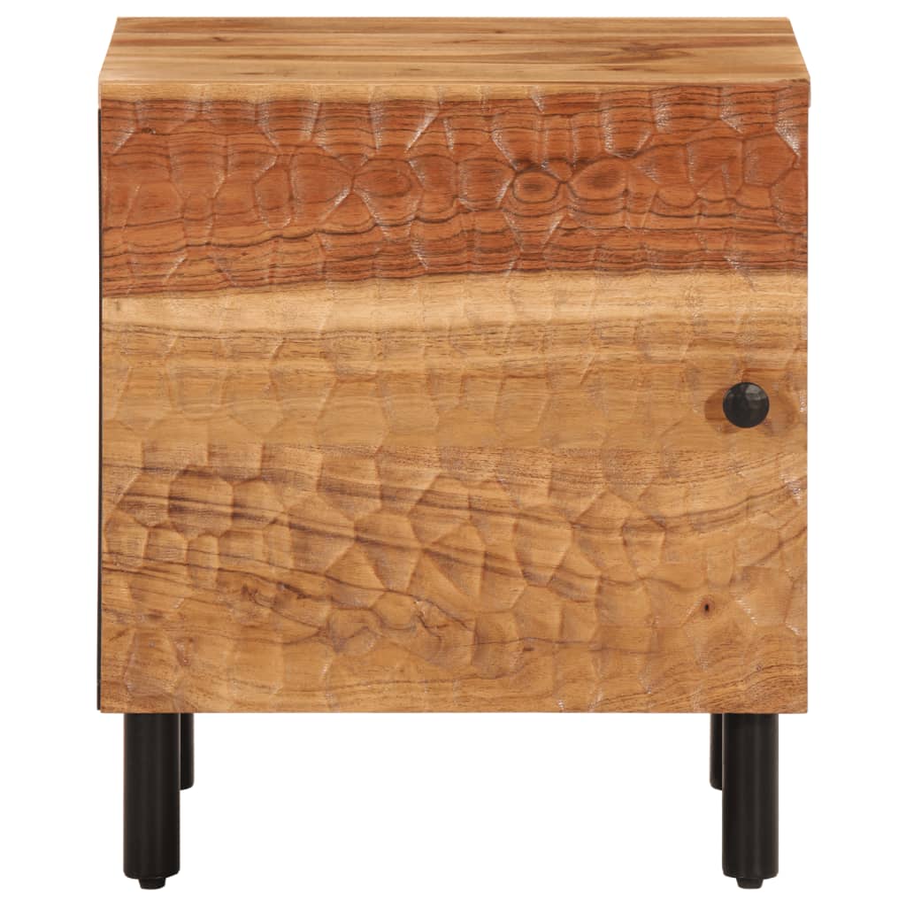 vidaXL Szafki nocne, 2 szt., 40x33x46 cm, lite drewno akacjowe