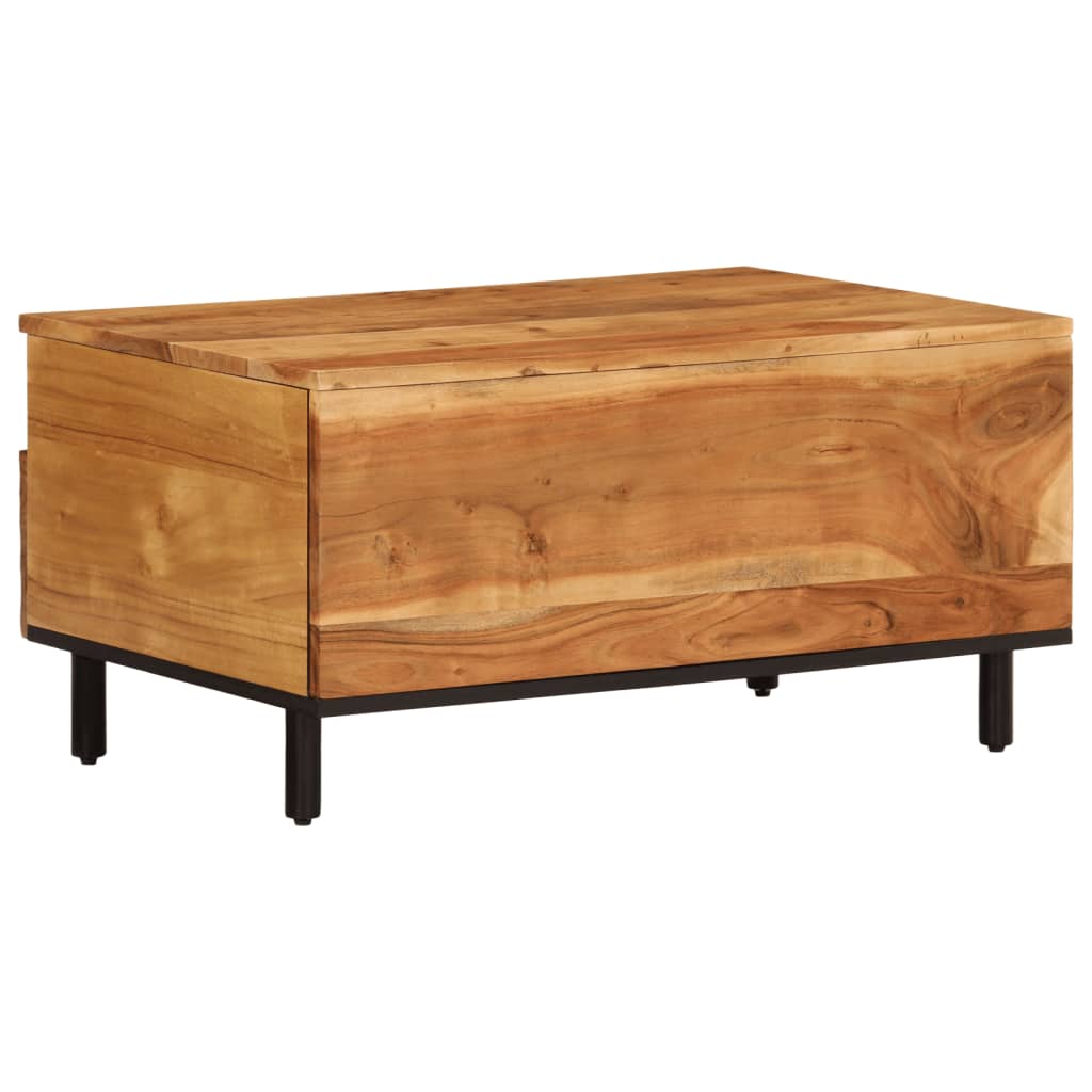 vidaXL Stolik kawowy, 80x54x40 cm, lite drewno akacjowe