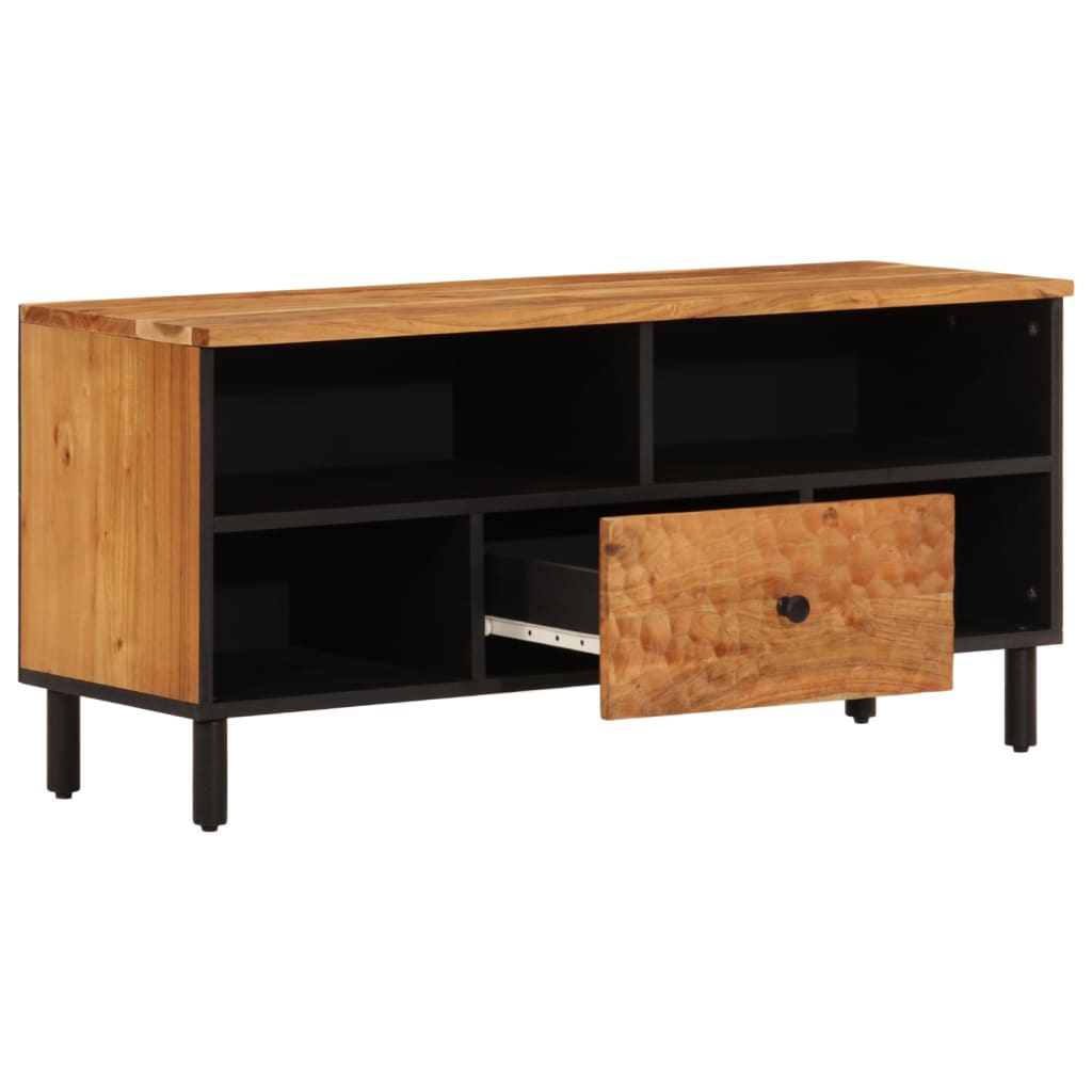 vidaXL Szafka pod telewizor, 100x33x46 cm, lite drewno akacjowe