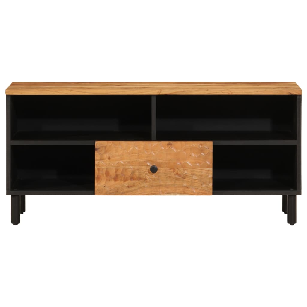 vidaXL Szafka pod telewizor, 100x33x46 cm, lite drewno akacjowe