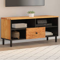 vidaXL Szafka pod telewizor, 100x33x46 cm, lite drewno akacjowe