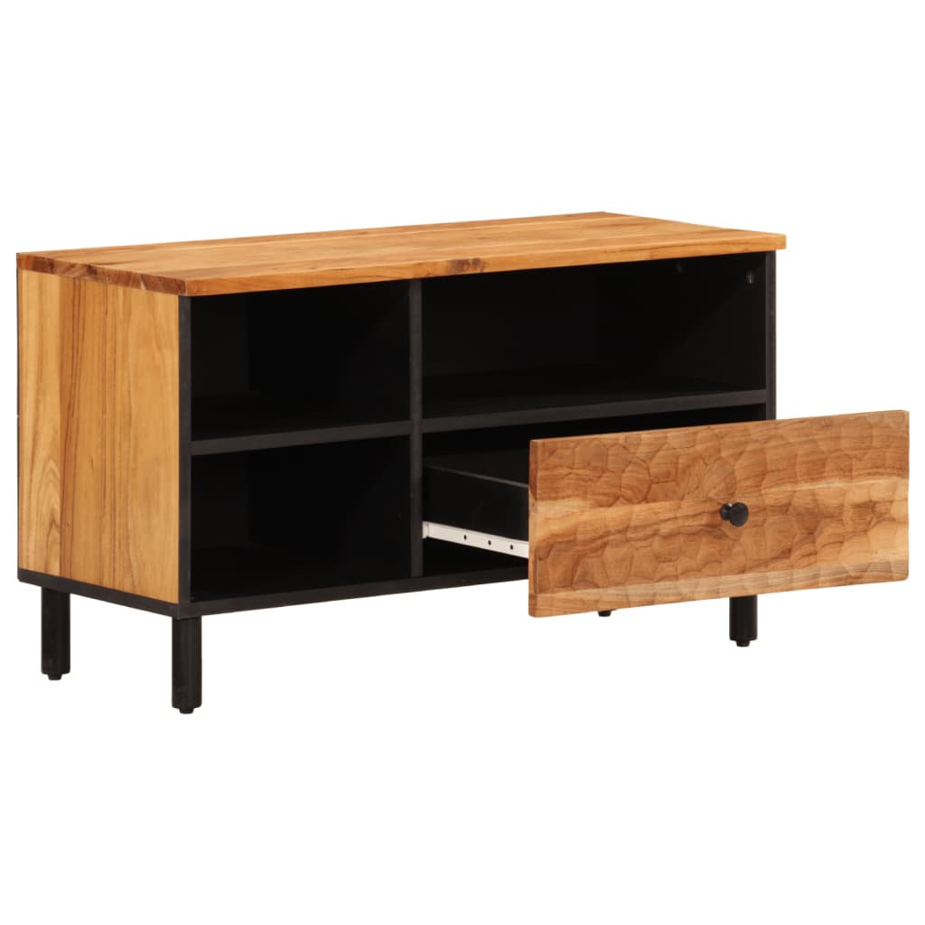 vidaXL Szafka pod telewizor, 80x33x46 cm, lite drewno akacjowe