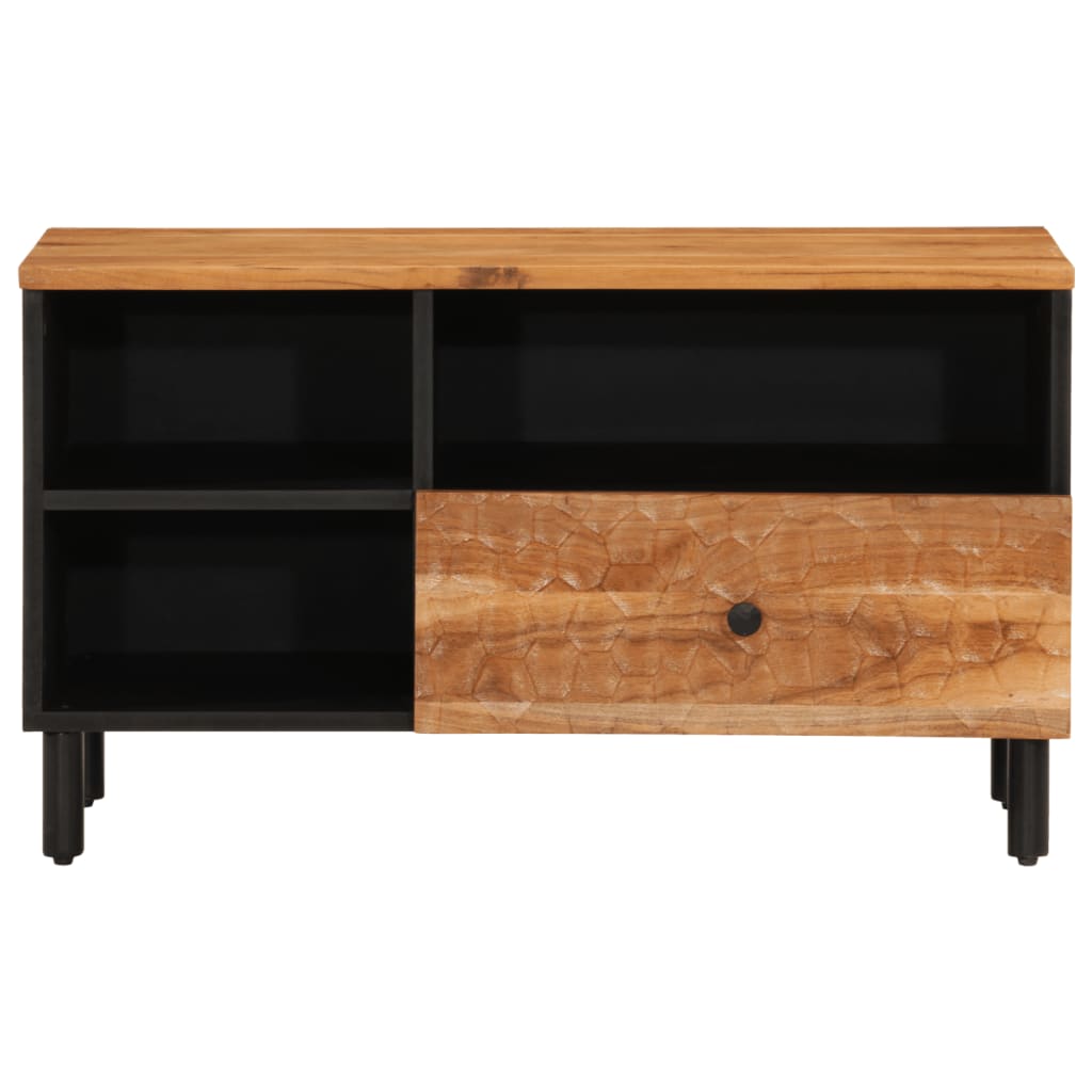 vidaXL Szafka pod telewizor, 80x33x46 cm, lite drewno akacjowe