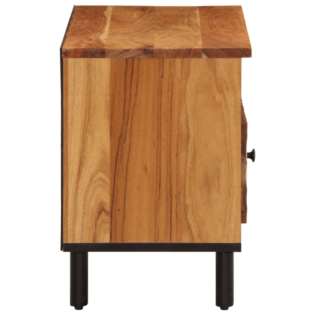 vidaXL Szafka pod telewizor, 80x33x46 cm, lite drewno akacjowe