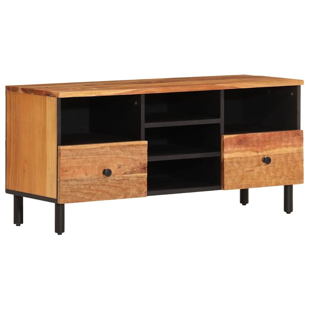 vidaXL Szafka pod telewizor, 100x33x46 cm, lite drewno akacjowe