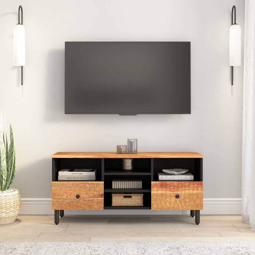 vidaXL Szafka pod telewizor, 100x33x46 cm, lite drewno akacjowe