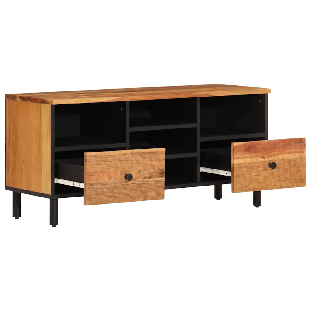 vidaXL Szafka pod telewizor, 100x33x46 cm, lite drewno akacjowe
