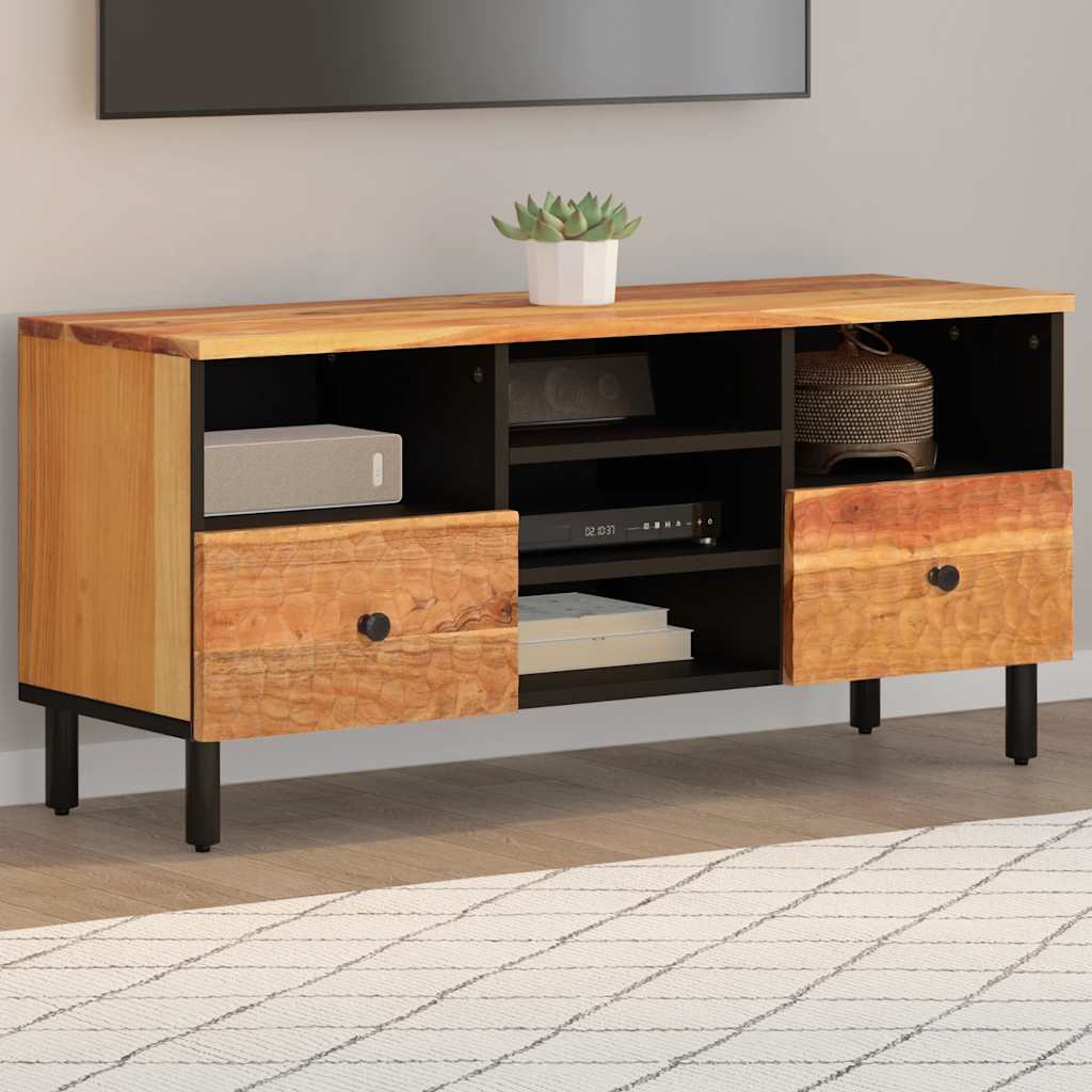 vidaXL Szafka pod telewizor, 100x33x46 cm, lite drewno akacjowe