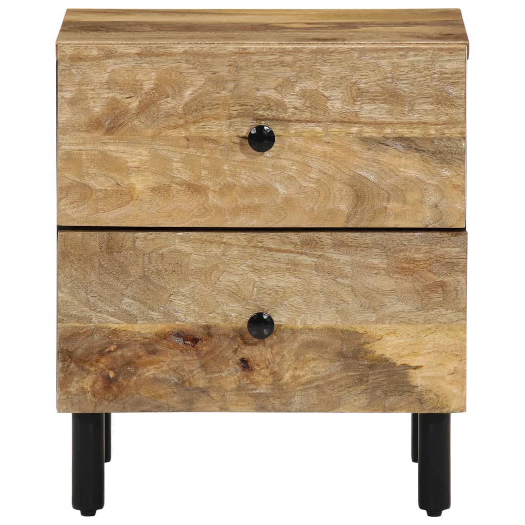 vidaXL Szafki nocne, 2 szt., 40x33x46 cm, lite drewno mango