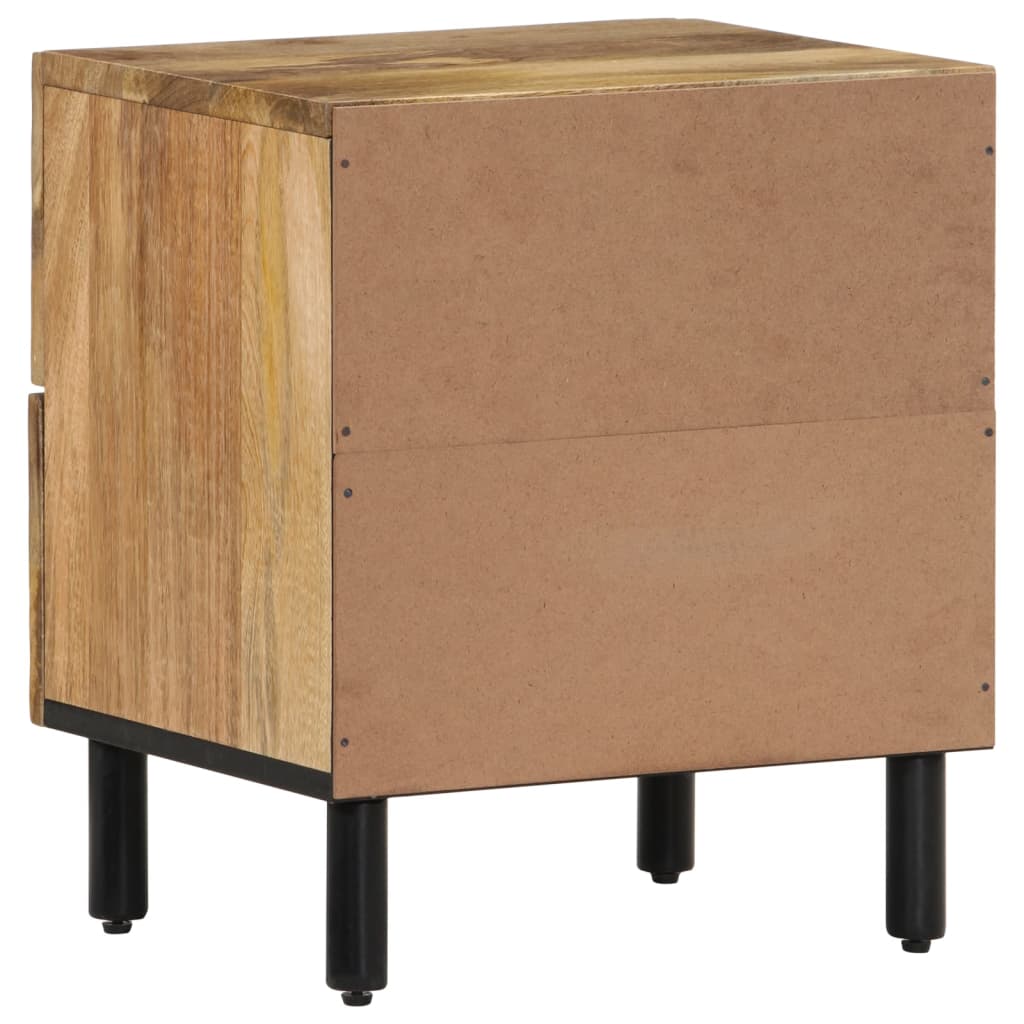 vidaXL Szafki nocne, 2 szt., 40x33x46 cm, lite drewno mango
