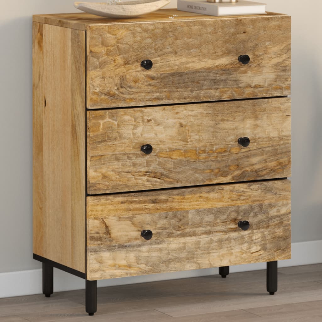 vidaXL Szafka, 60x33x75 cm, lite drewno mango