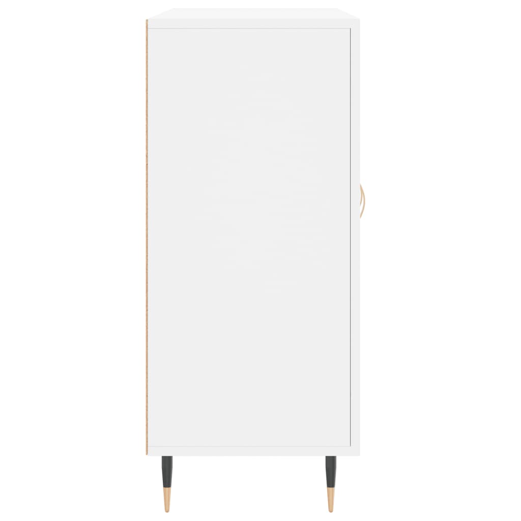 vidaXL Szafka, biała, 90x34x80 cm, materiał drewnopochodny